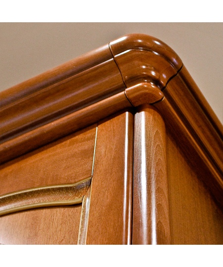 Шкаф пятидверный с зеркалами Luigi орех 